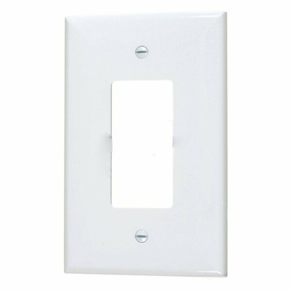 American Imaginations Rectangle White Electrical Switch Plate Plastic AI-37079